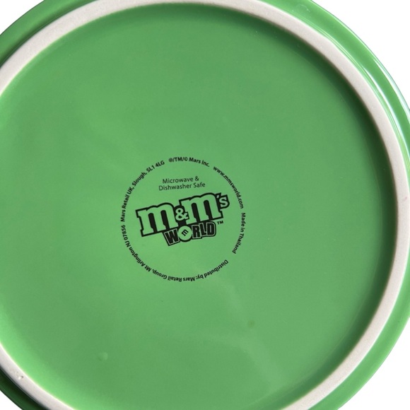 M&M's All In One Teapot w/ Mug & Lid Green Ceramic World Gifts Stackable - Picture 6 of 14